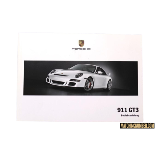 Porsche 911 GT3 Istruzioni operative Modello 997