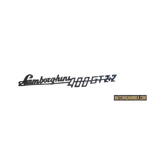 Scritta posteriore Lamborghini 400 GT 2 + 2