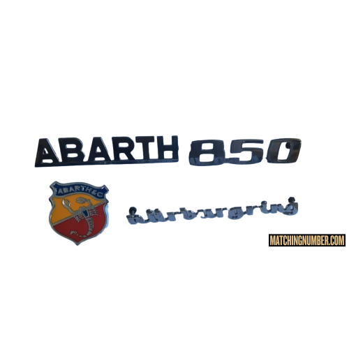 Scritte Abarth 850 Nurburgring