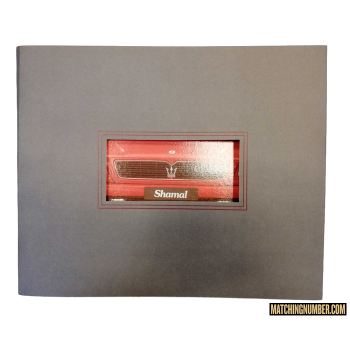  Catalogo stampa originale Maserati Shamal - Press catalogue