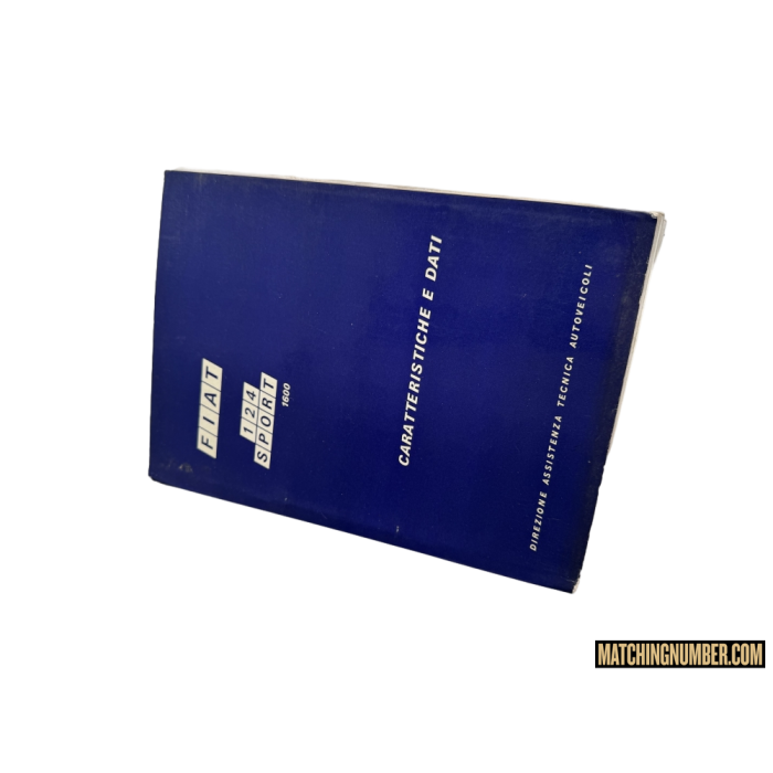 Libretto Fiat 124 Sport