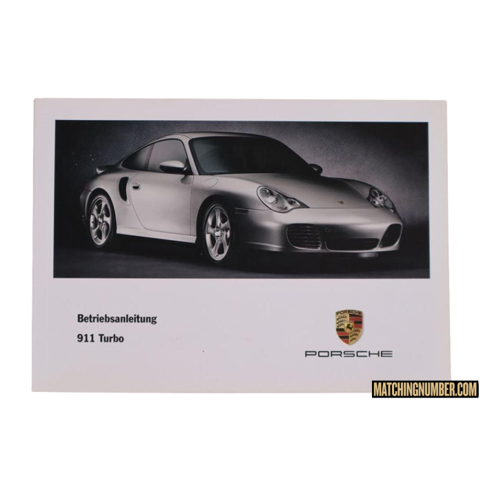 Manuale del proprietario Porsche 911 Turbo