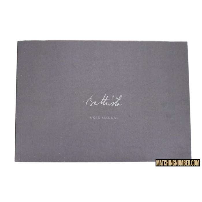 Manuale di istruzioni Pininfarina Battista