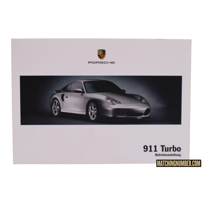 Manuale Porsche 911 Turbo modello 996