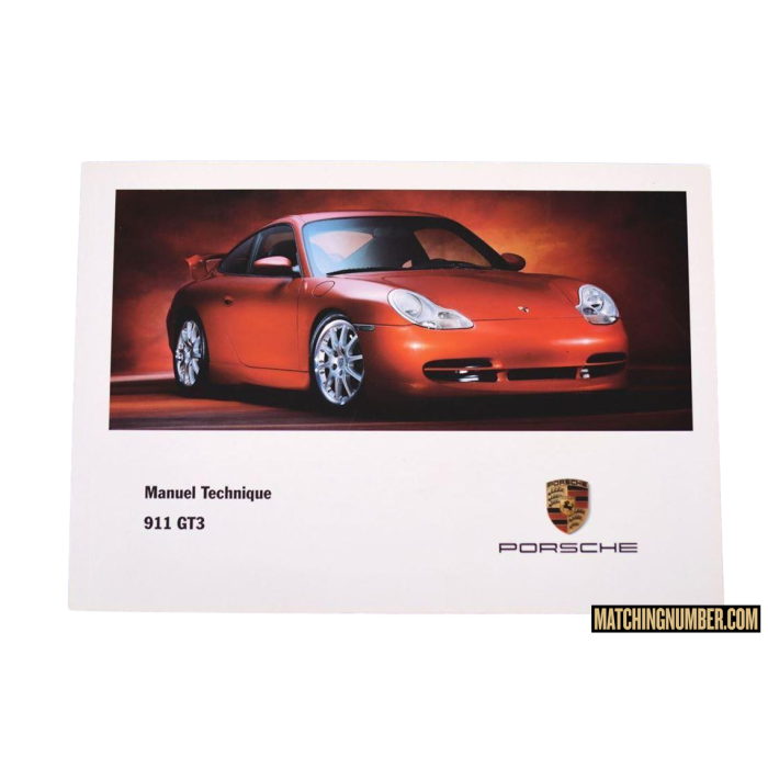 Manuale tecnico Porsche 911 GT3 modello 997